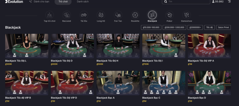 Blackjack trên Win79 cũng giống như nhiều trò chơi casino khác