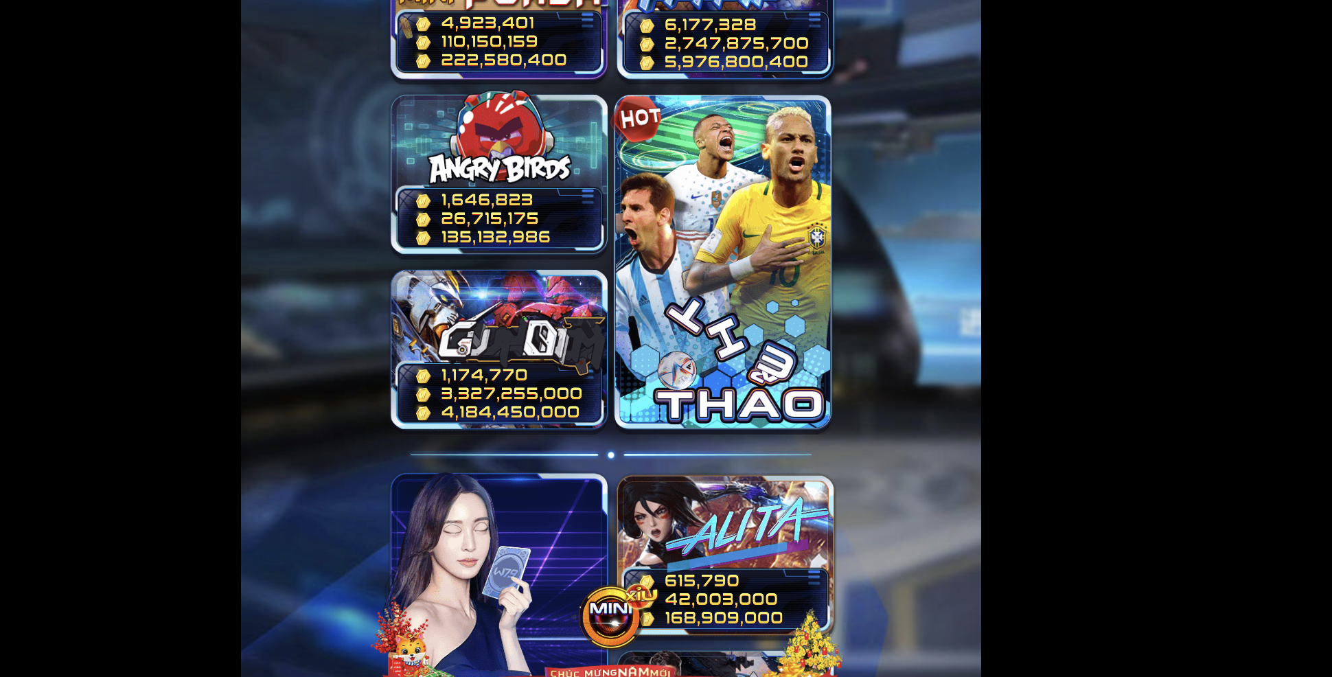 Kho game thể thao hoành tráng tại cổng game Win79